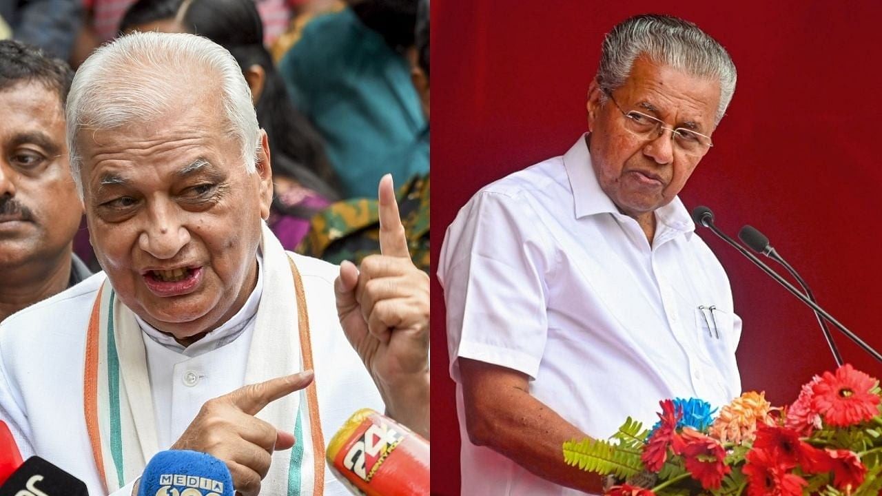 <div class="paragraphs"><p>Kerala Governor Arif Mohammed Khan (L) and Chief Minister Pinarayi Vijayan.</p></div>